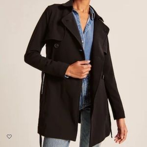 Abercrombie & Fitch Drapey Trench Coat